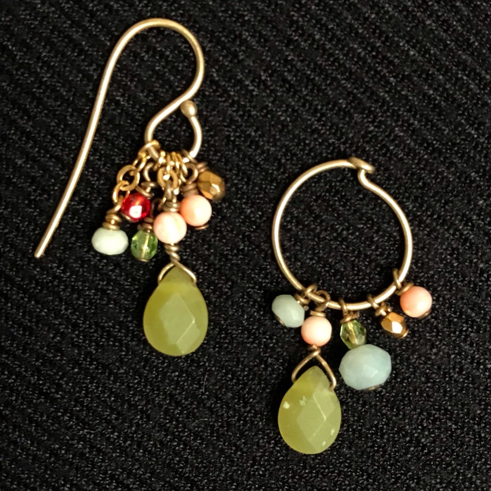 Wabi Sabi Semi-precious Gemstone Earrings